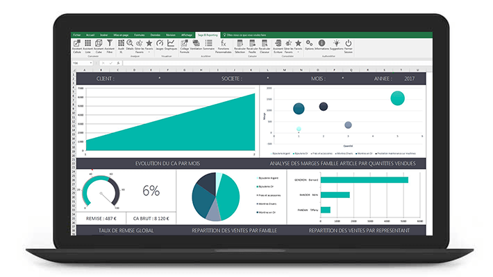 Sage BI Reporting consolide également les données Cegid et EBP !